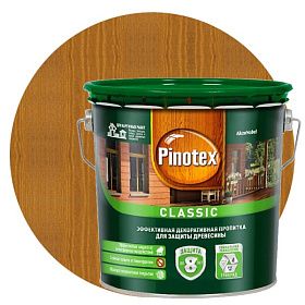 Пропитка для защиты древесины Pinotex Classic Орегон (9л)